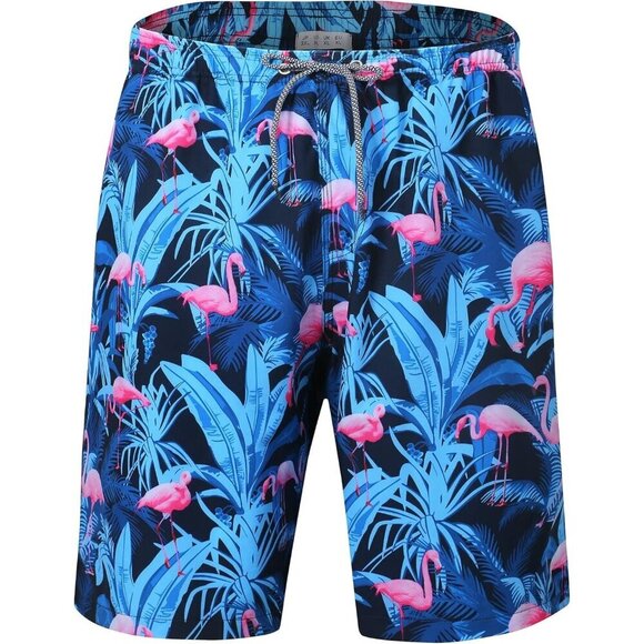 ✨Men's Blue Swim Trunks Bathing Suit Swimming Shorts Mesh Lining Beach Swimwear - Picture 1 of 5